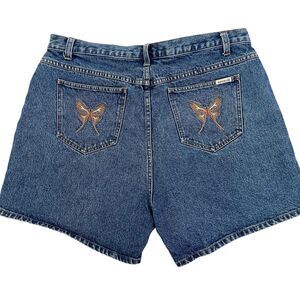 Vintage Y2K Zana Di  Women’s‎ 18 Denim 100% Cotton Butterfly Shorts
